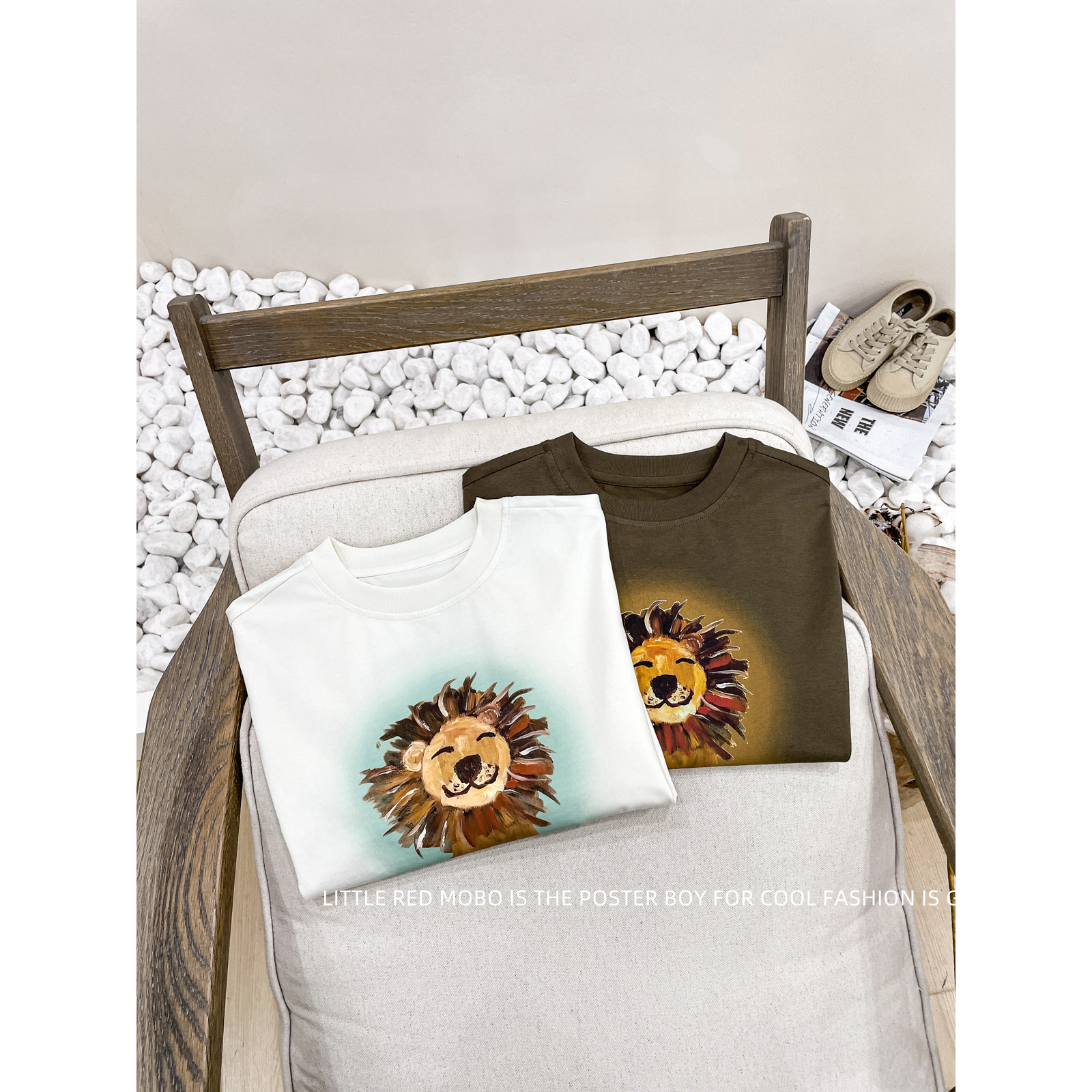 【现现】童装男儿童短袖T恤针织百搭2025夏季新款上衣MMY821945