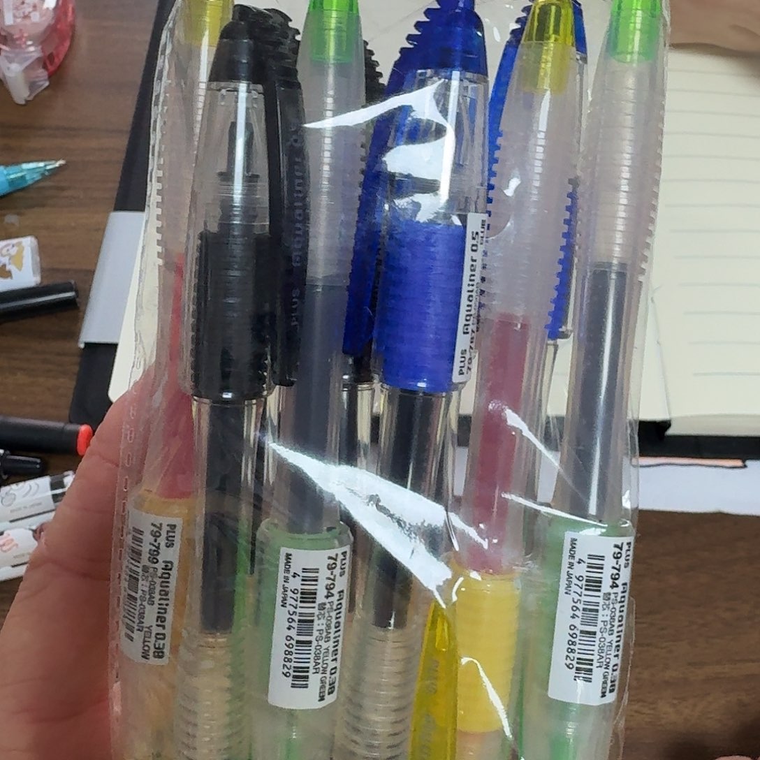 普乐士中性笔10支随机发