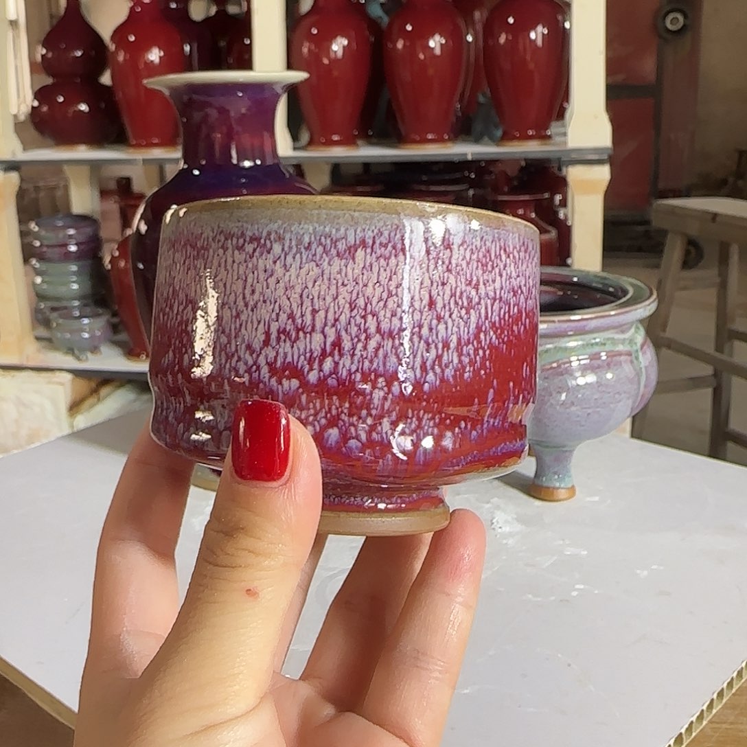 陶摆件郑家钧窑摆件