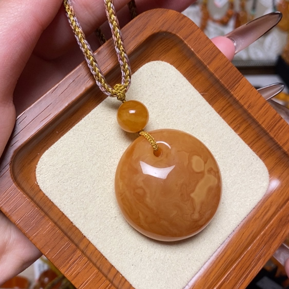 【闪购商品】蜜蜡颈饰未镶嵌项链