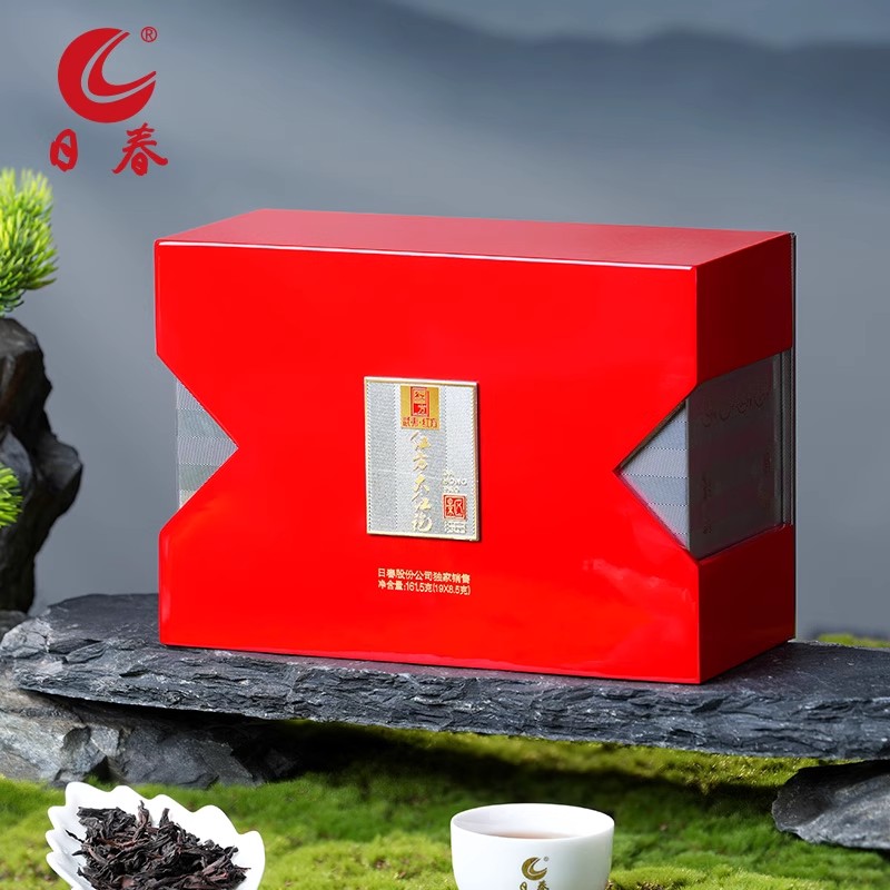 日春茶叶正品红方【1563】正宗武夷山大红袍岩茶景区送礼盒装乌龙茶