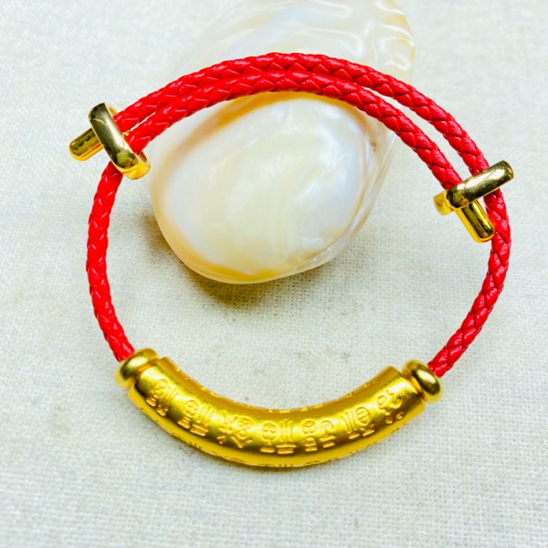 皮质手链 R双色百福弯管手链多样性发货49708