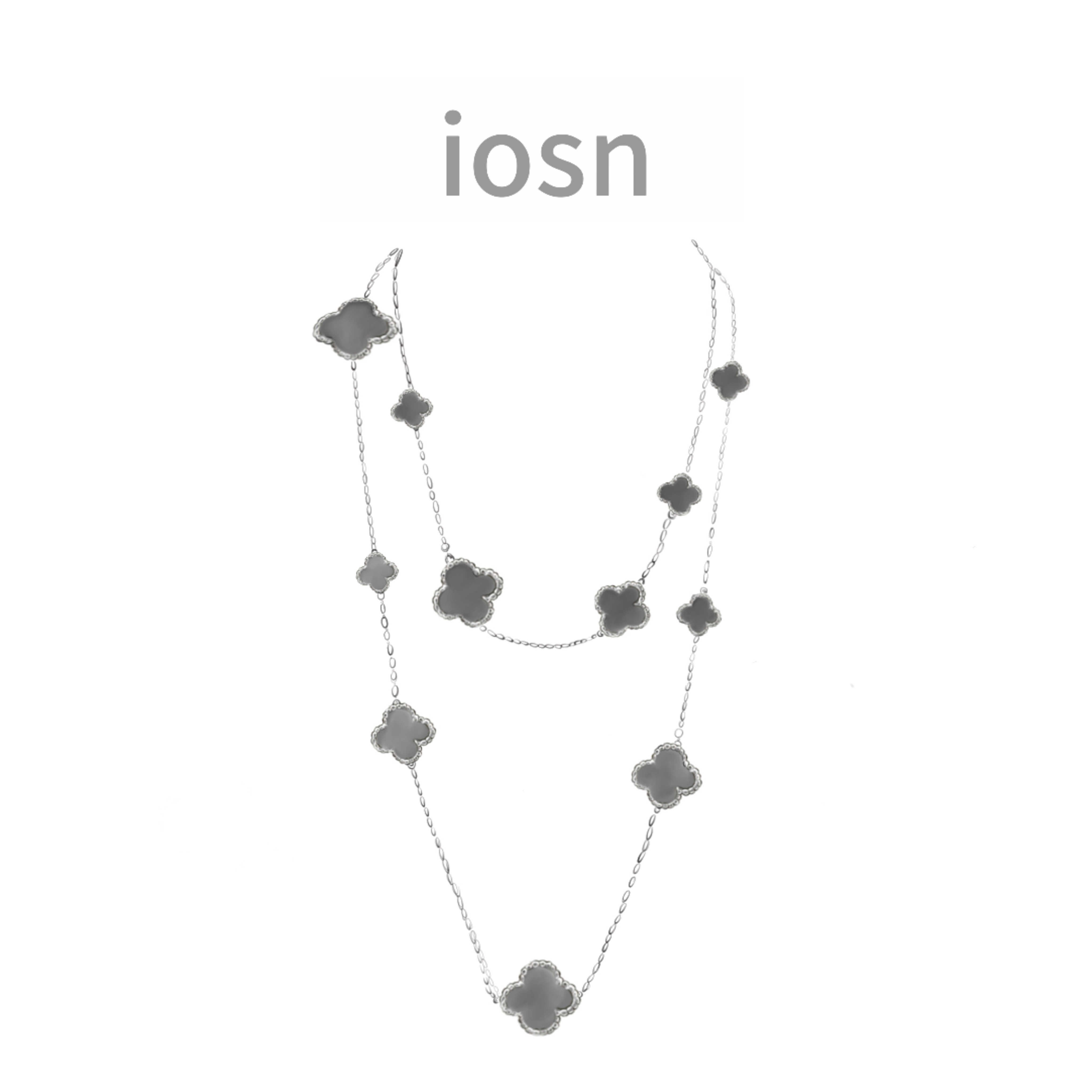 iosn旗舰店 【十六花项】精致轻奢 气质百搭丝巾 