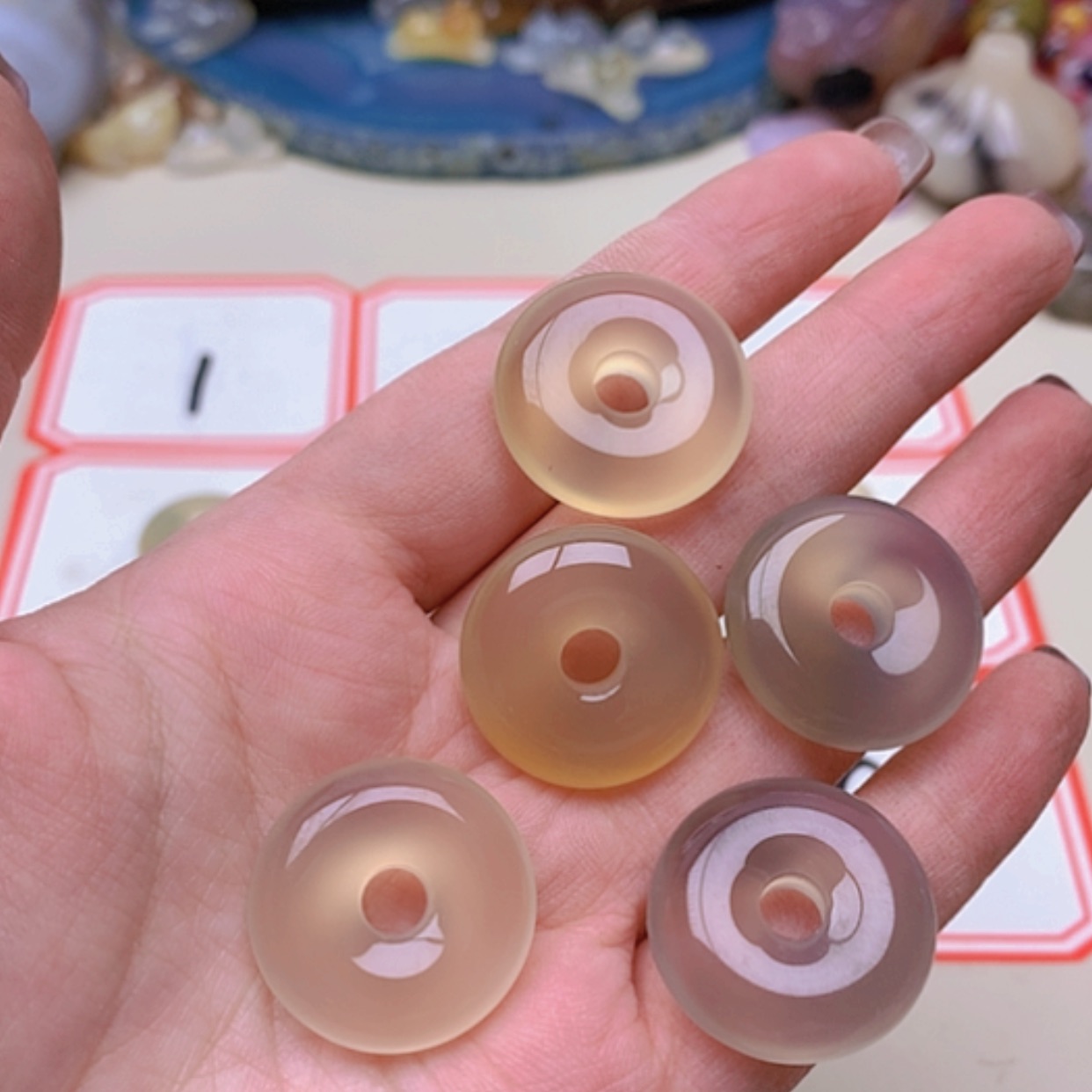 【闪购商品】未镶嵌玛瑙/玉髓珠宝半成品泽***0