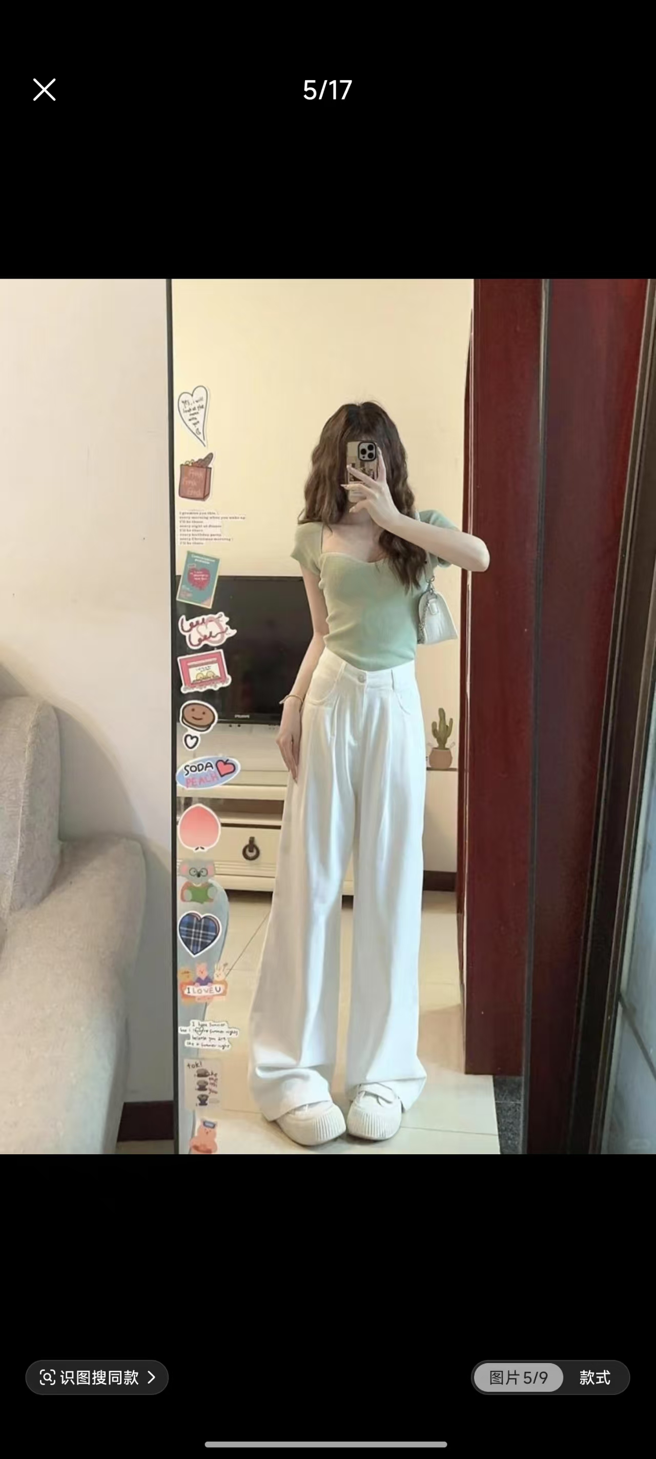 201-300夏季少女新款上衣阔腿休闲显瘦直筒时尚宽松百搭