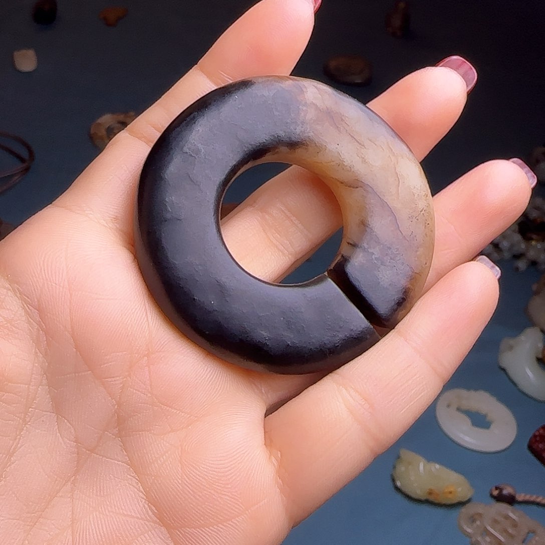 和田玉颈饰未镶嵌吉**运