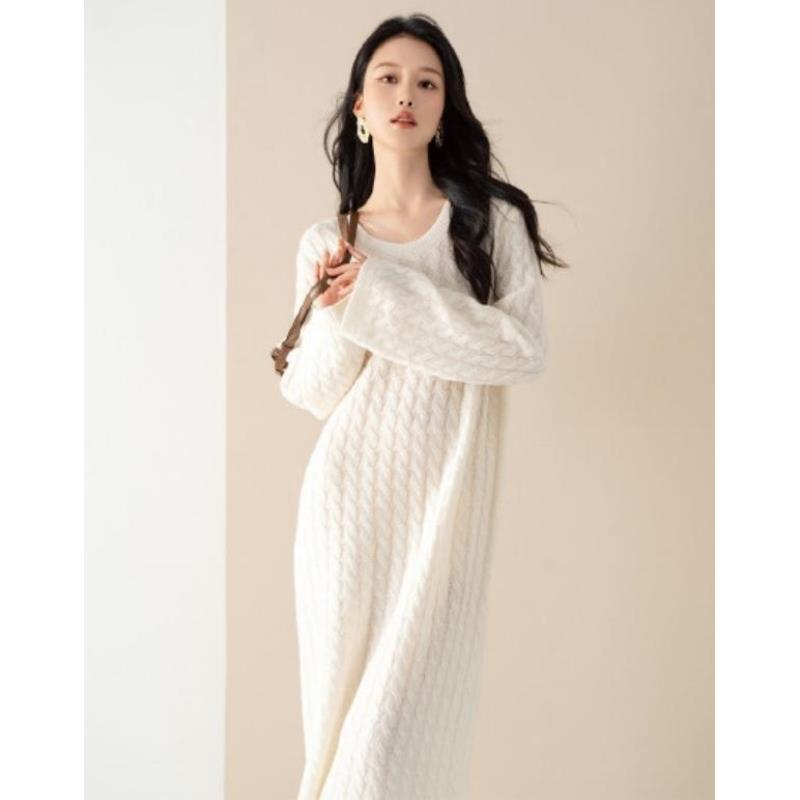 H012羊毛长裙100羊毛