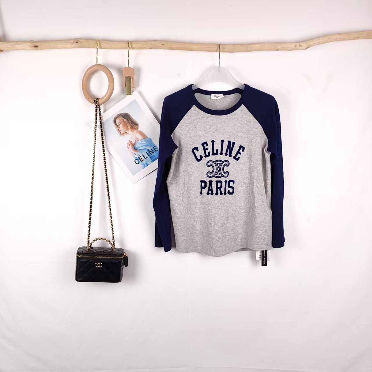 99新 Celine/思琳 海囤Q/思琳上衣/M码/bx60760