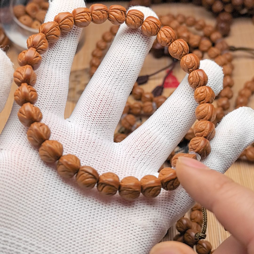 桃核吊坠精品小龙纹手持