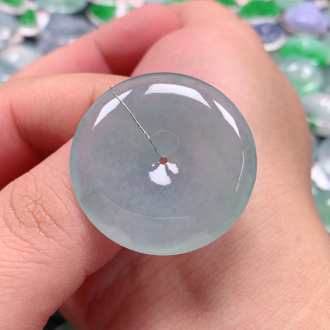 颈饰未镶嵌翡翠天然翡翠