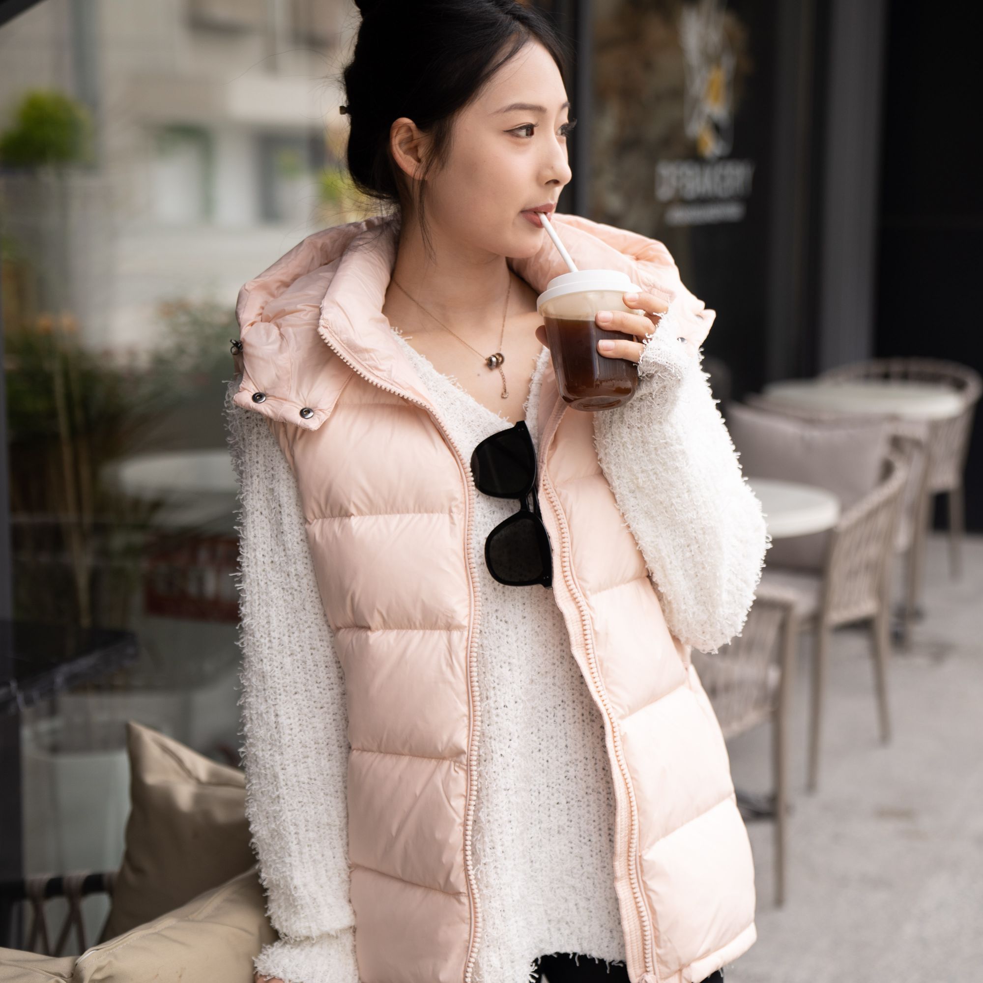 时尚天鹅ModaSwan加厚鹅绒石墨烯情侣款羽绒马甲TY