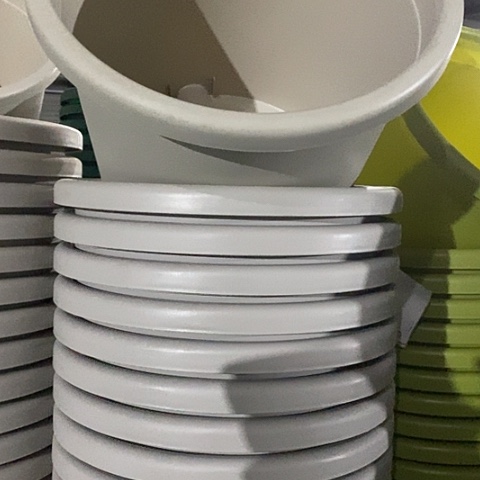 树脂四季5号灰白无托6个