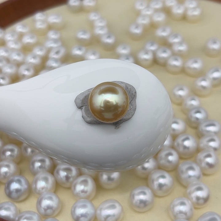 海水珍珠颈饰未镶嵌12.9 金珠 面珠