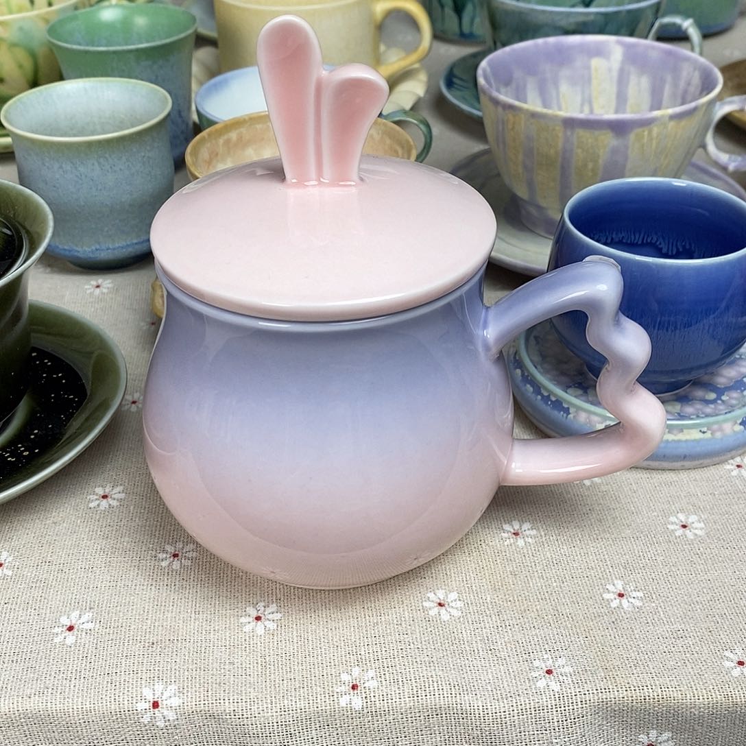 景德镇高温颜色釉咖啡杯