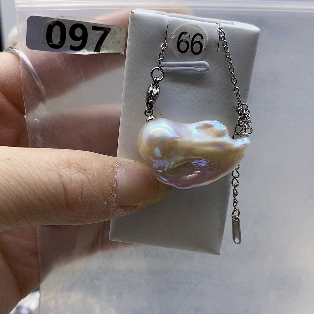 颈饰合金淡水珍珠