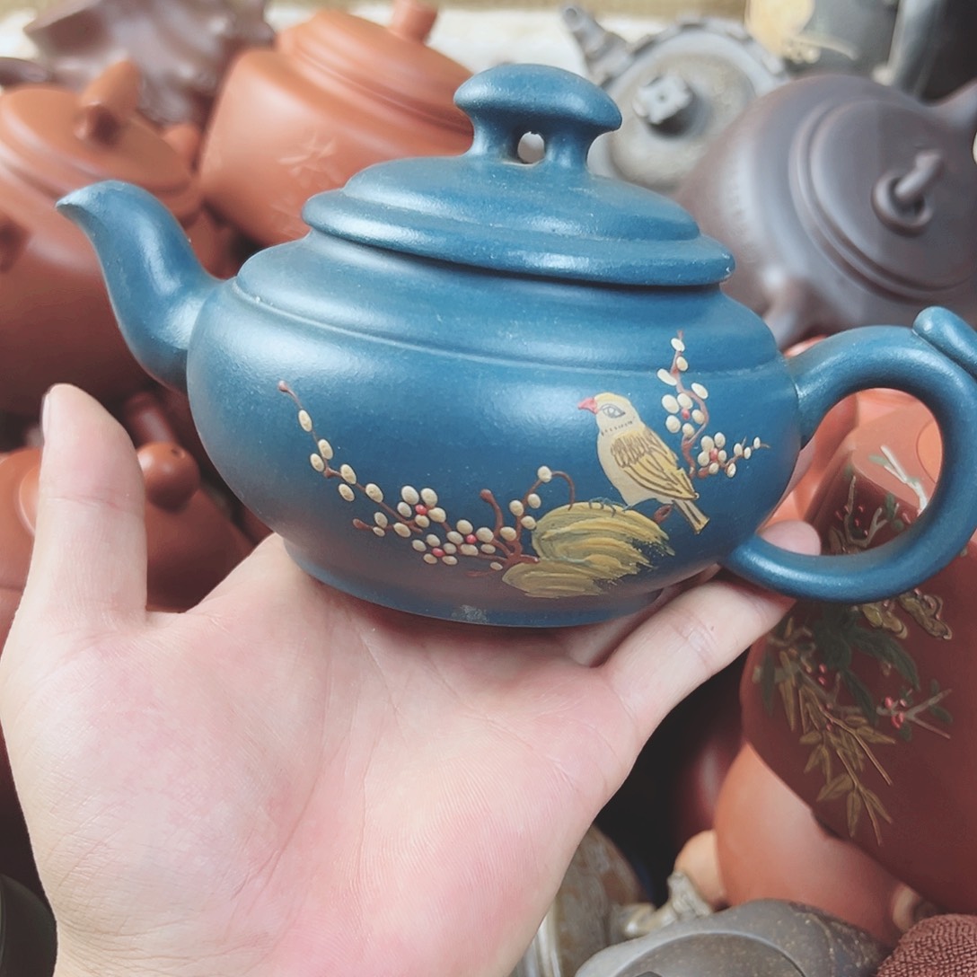 茶壶紫砂宜兴原矿紫砂壶400毫升容量