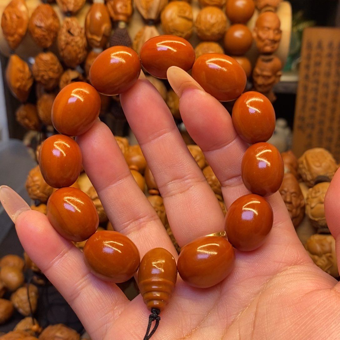 橄榄核手串/手链鹅蛋珠