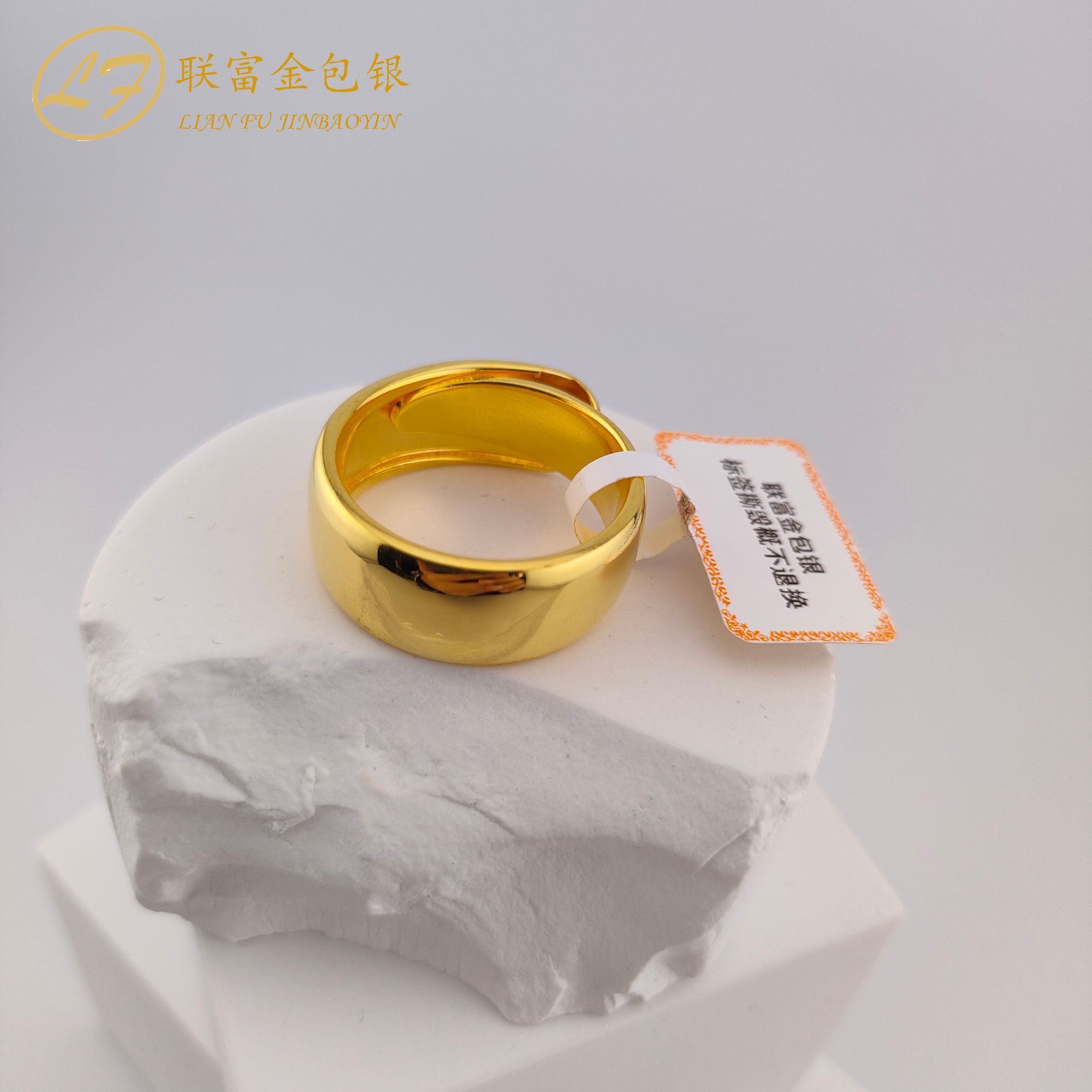 足银戒指 泥鳅背戒指 轻奢时尚情侣简约潮流素圈亮面光面