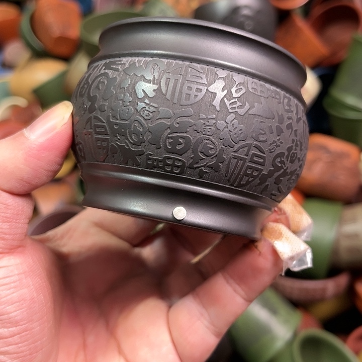 紫砂茶杯全手工紫砂主人杯