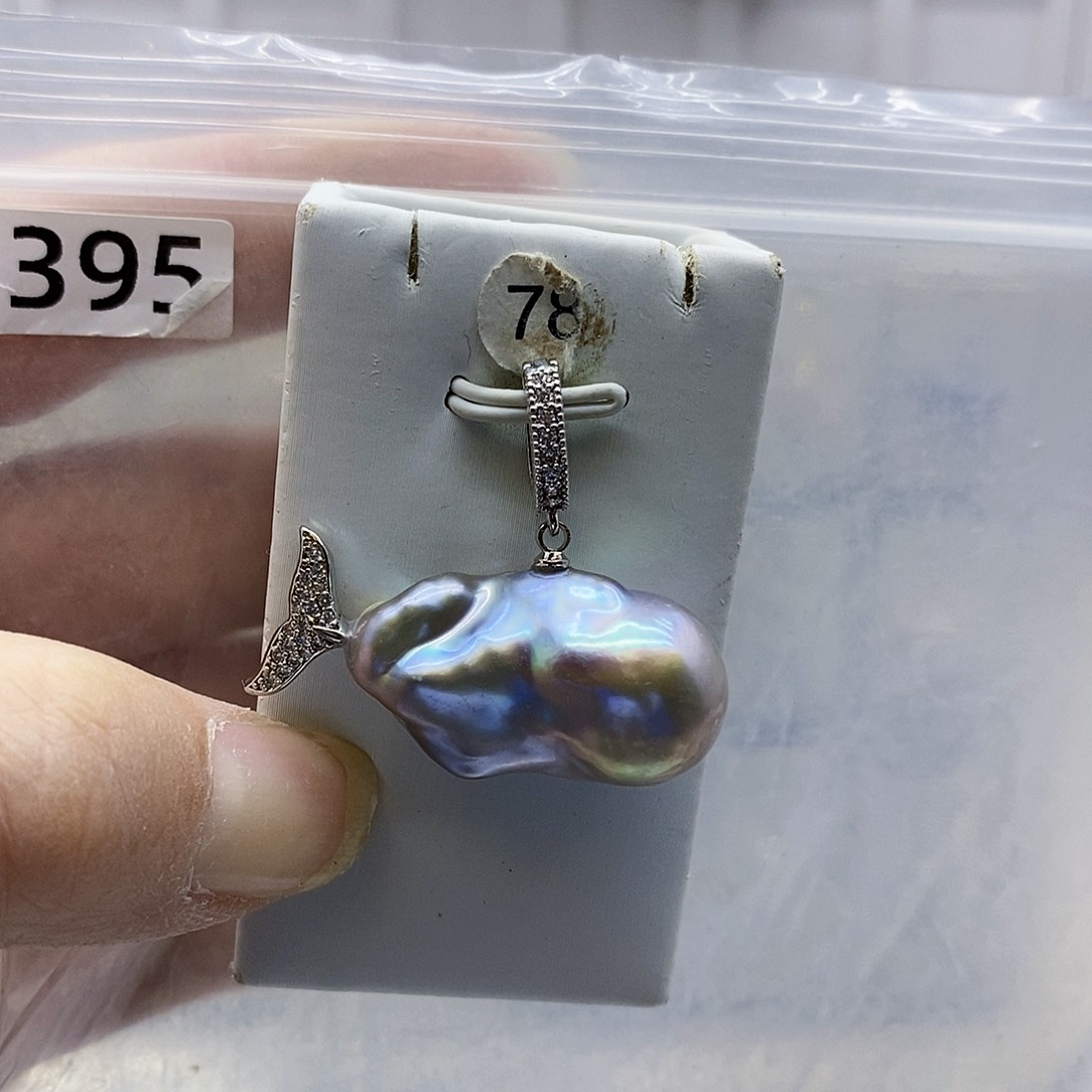 颈饰合金淡水珍珠