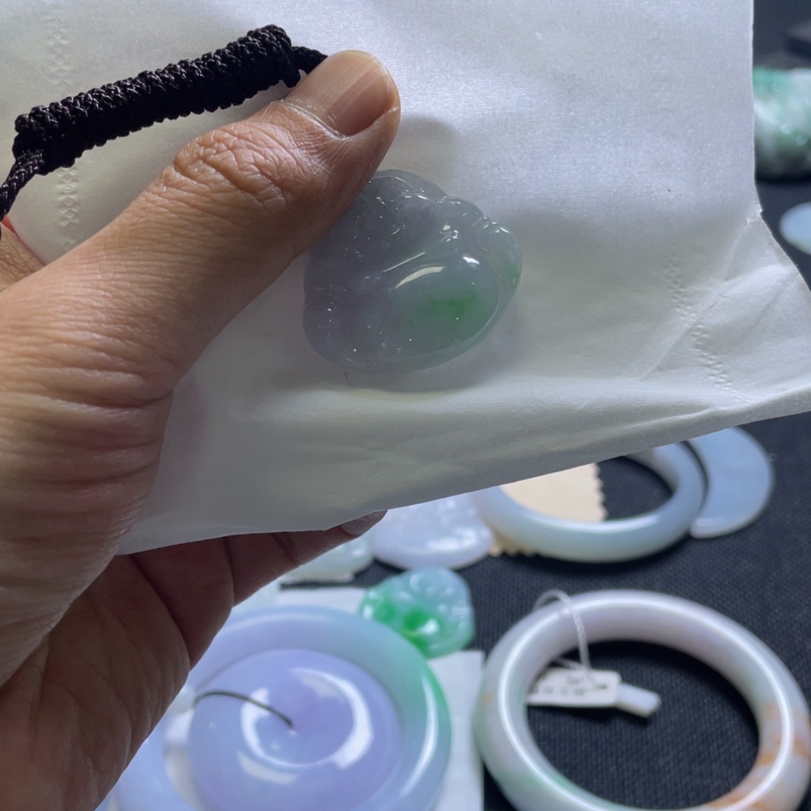 【闪购商品】翡翠颈饰未镶嵌都*风淡春彩佛公
