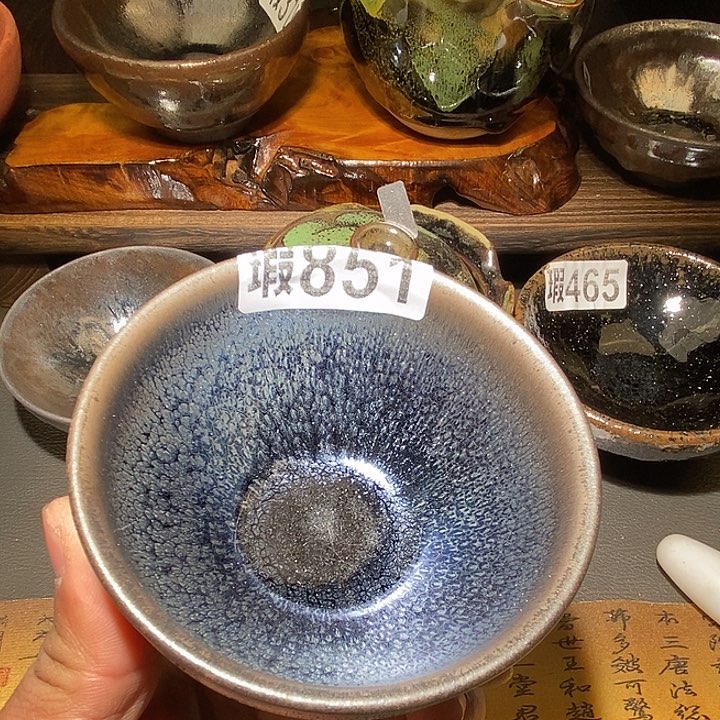 茶盏微瑕建盏主人杯子