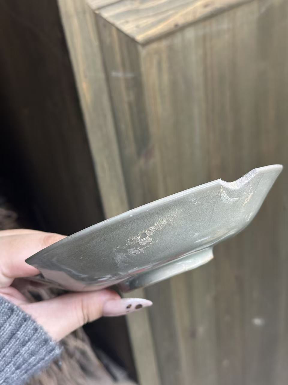 龙泉青瓷摆件瓷片标本