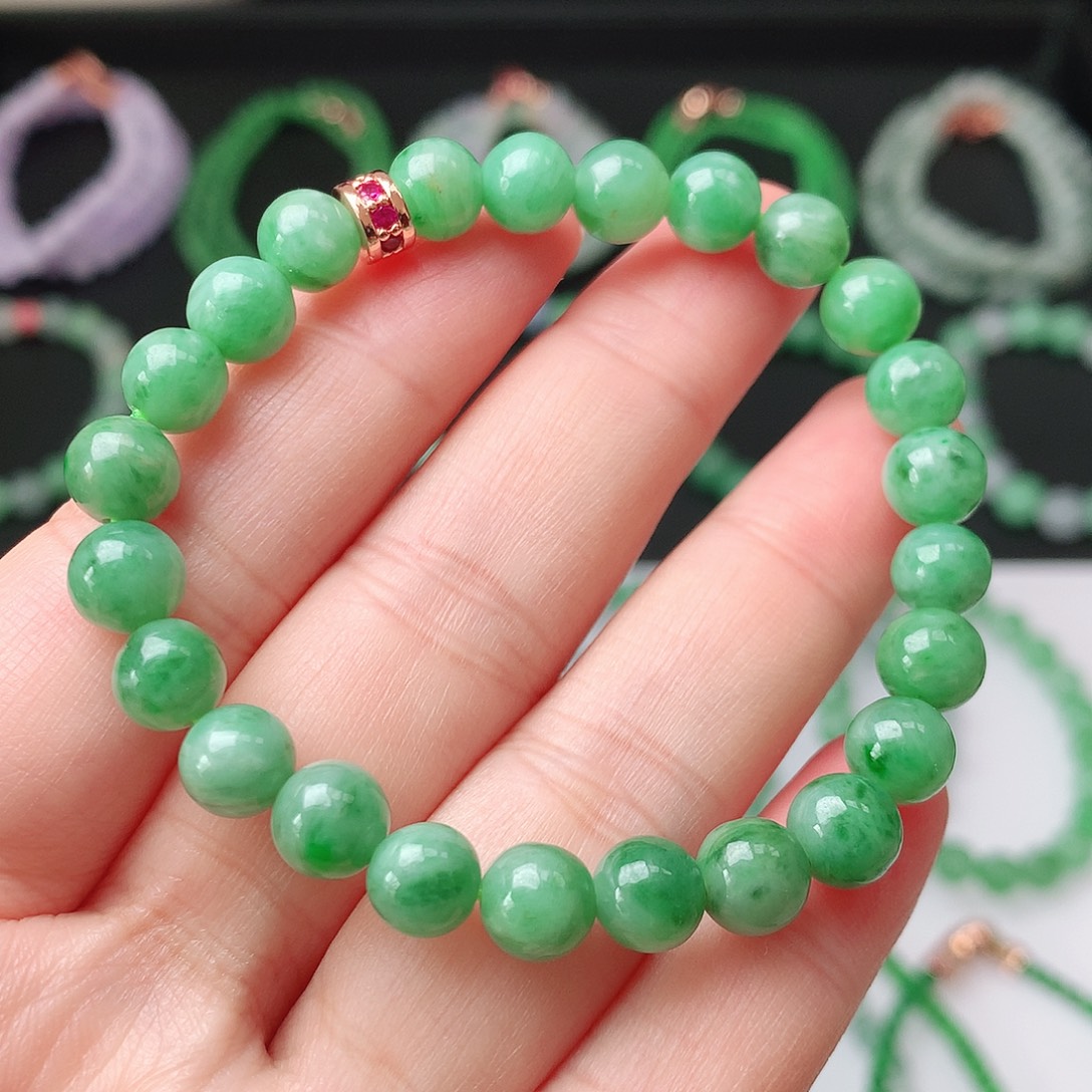 翡翠未镶嵌手链翡翠