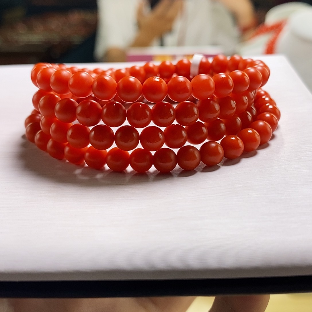 未镶嵌云端  6mm  多样性发一南红玛瑙