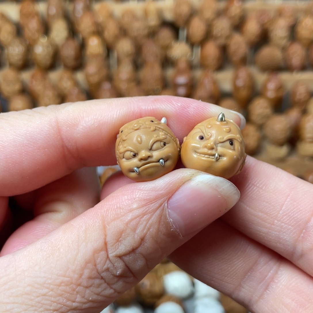 橄榄核手串/手链猴头核桃1.6金角银角