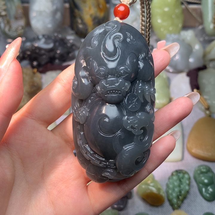 和田玉挂件未镶嵌转***始