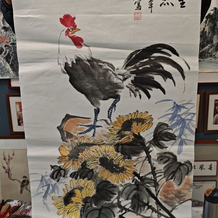 国画贾海瑞老师现场定制