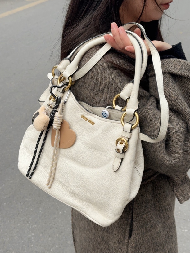 95新 MIU MIU/缪缪 缪缪手提斜挎包