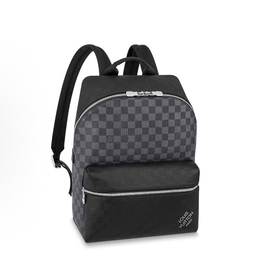99新 LouisVuitton/路易威登 Discovery 经典棋盘格双肩包  F734