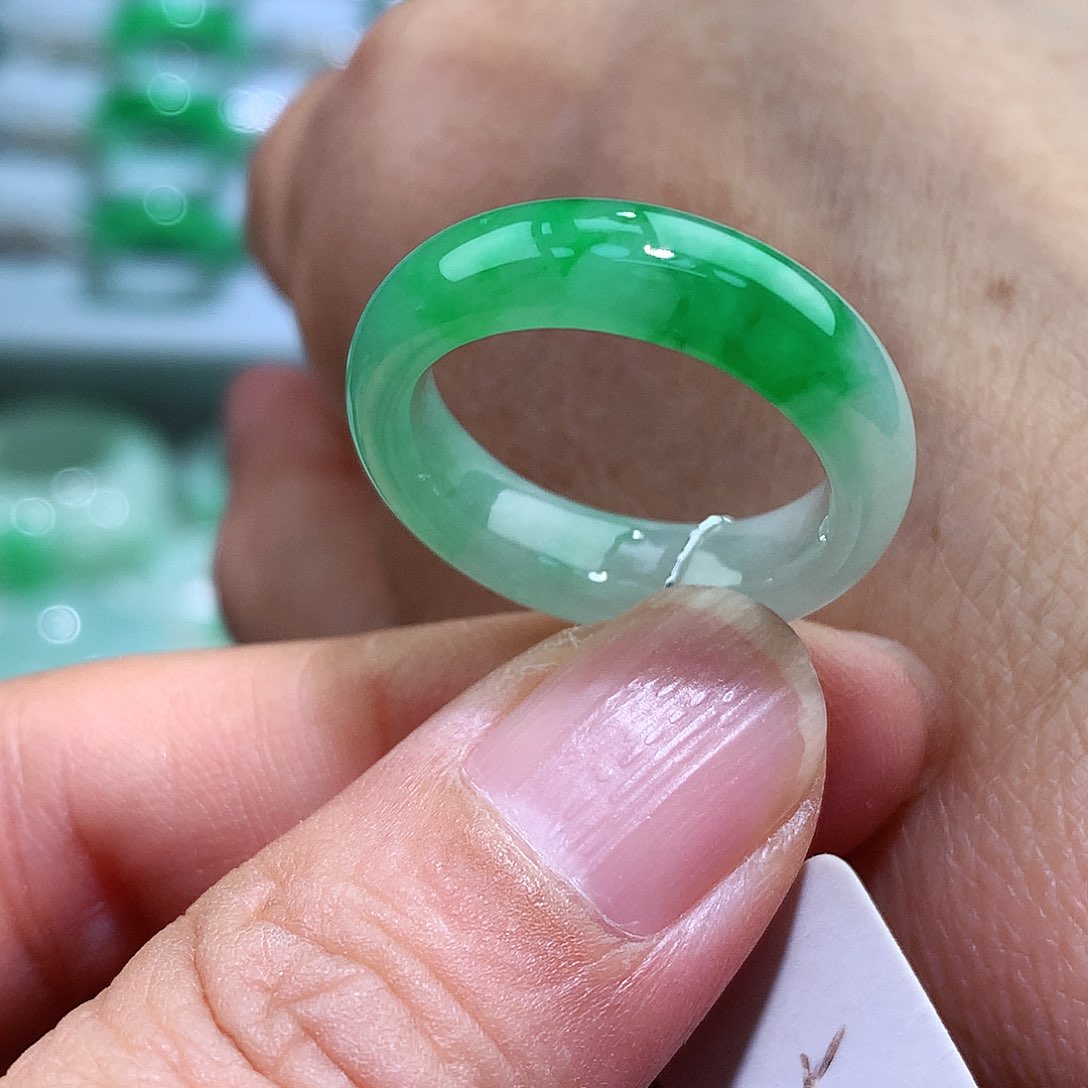 未镶嵌戒指翡翠15号