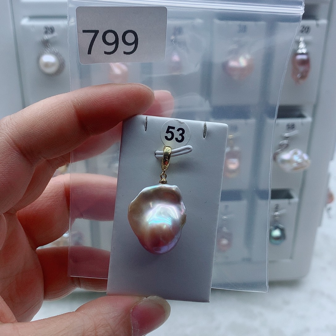 吊坠(不含链)合金淡水珍珠