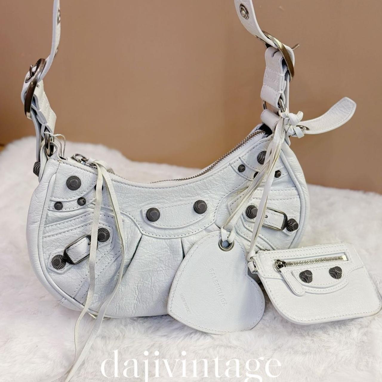 95新 Balenciaga/巴黎世家 大吉中古/巴黎世家le cagole白银机车x
