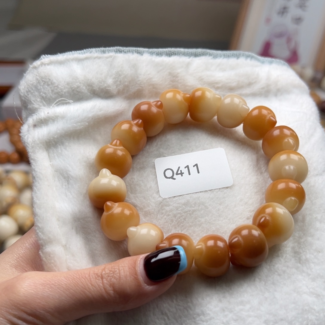 快****菩提根/象牙果吊坠通货q411猫头一串15m