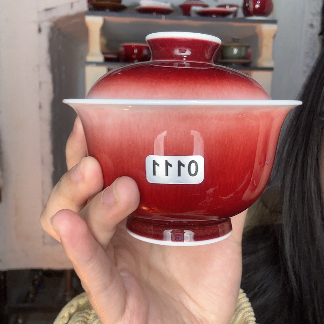 瓷片景德镇郎红陶瓷