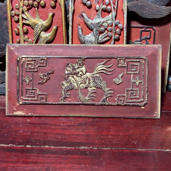 西***员木木雕工艺品摆件