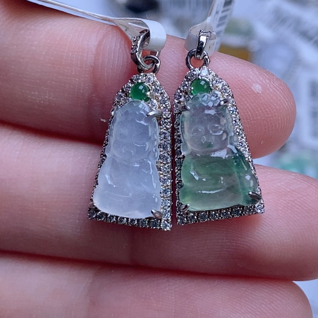 未镶嵌挂件翡翠翡翠