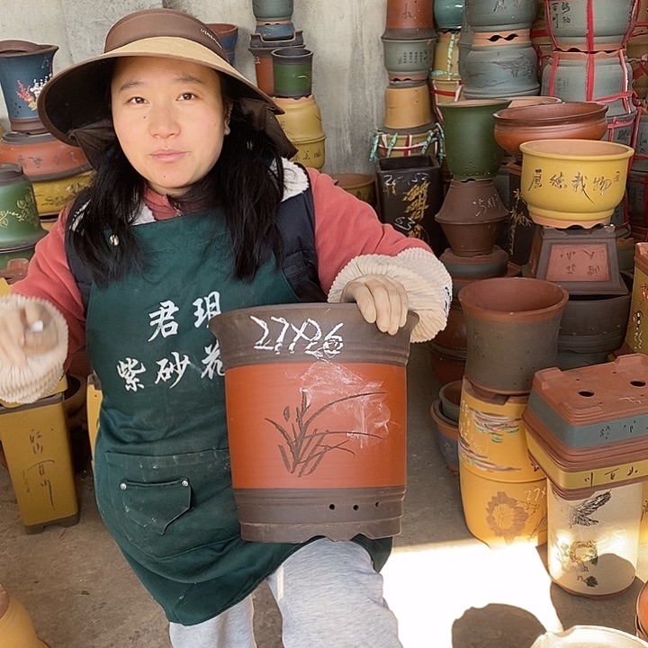 紫砂花盆紫砂花盆