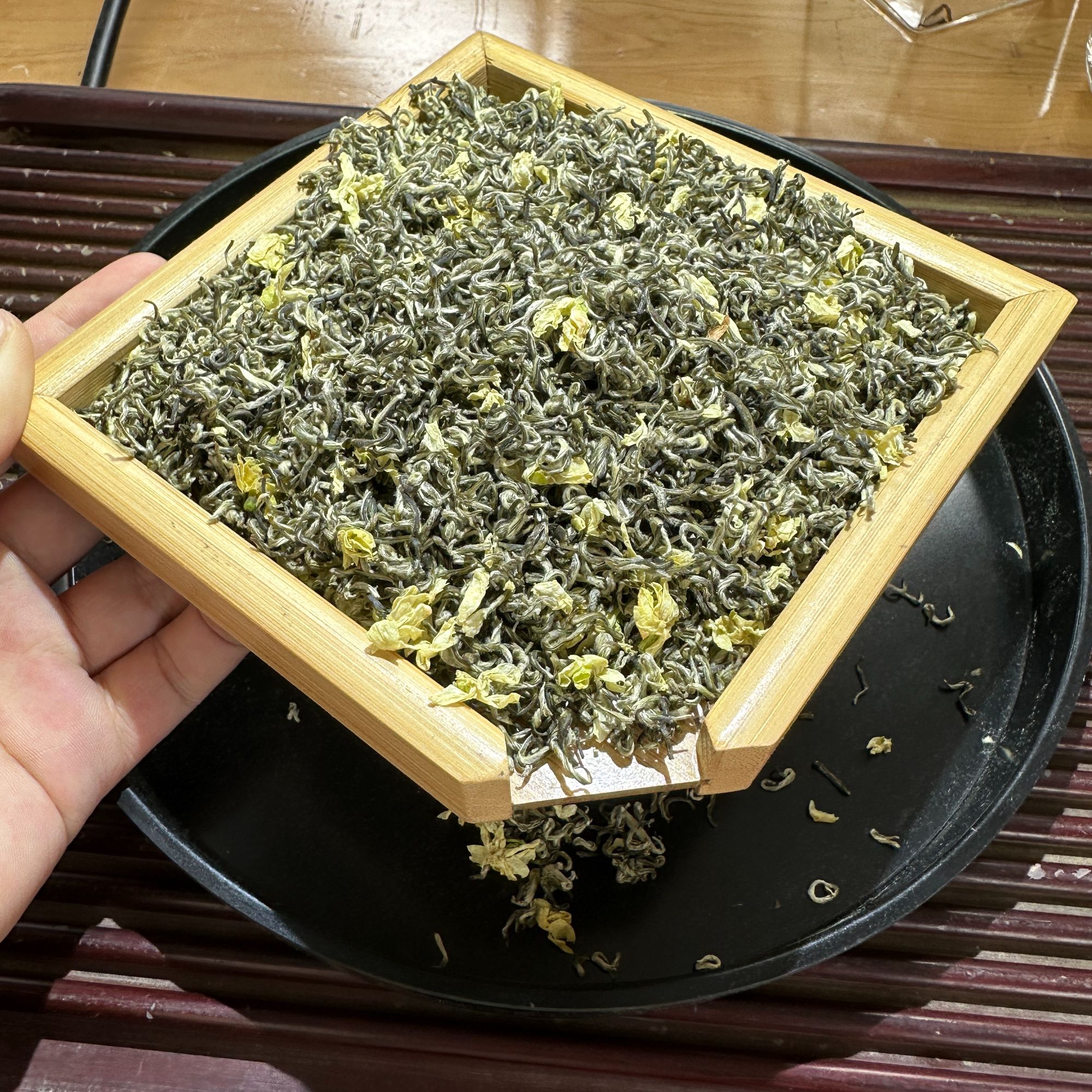  茉莉花茶 2025新茶 莲花碧潭级飘雪 细芽飘雪1