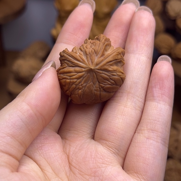 江***2桃核吊坠蛇头单只异型有瑕有黄