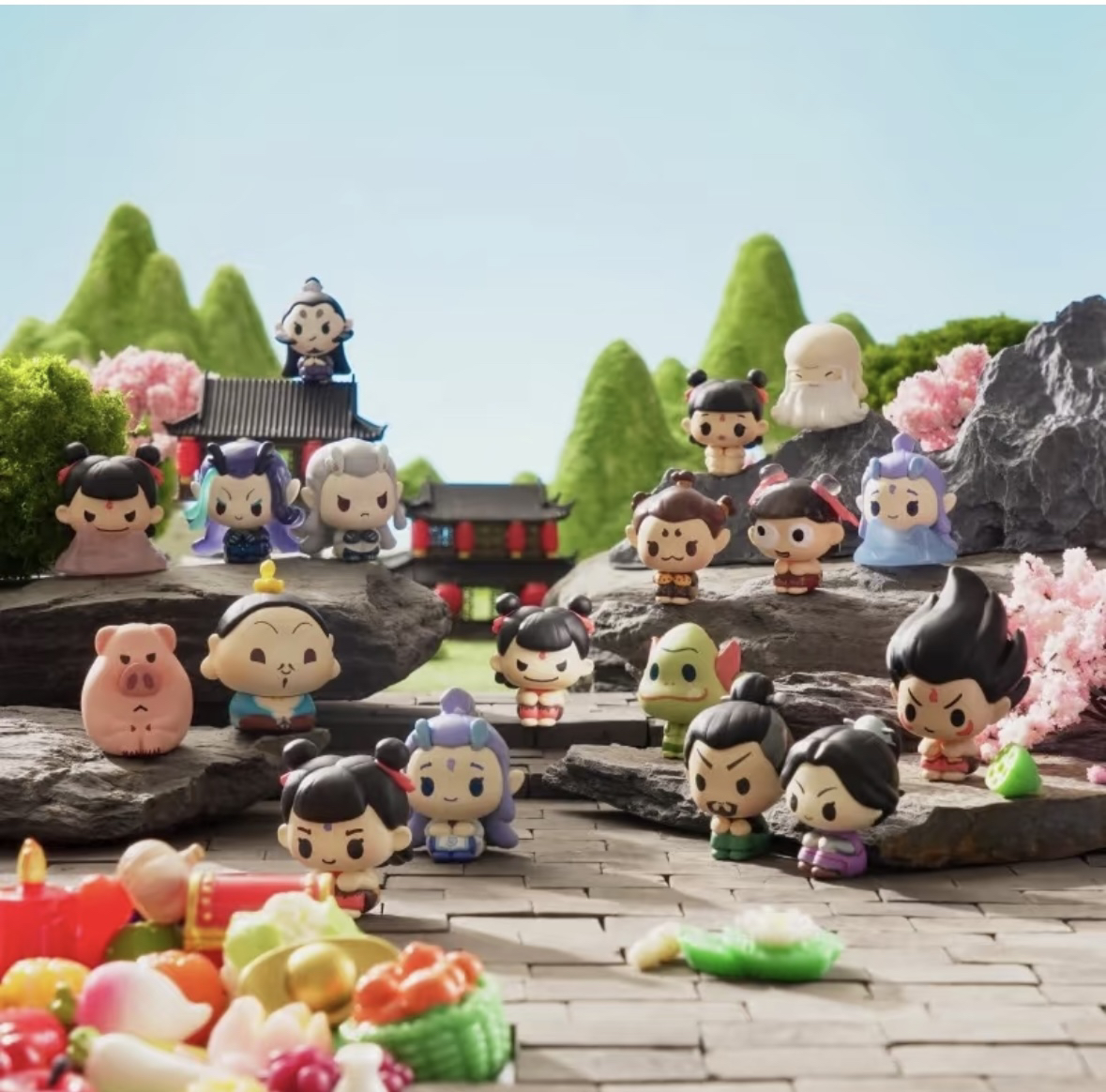 【拆袋】哪吒之魔童闹海2排排坐系列萌粒盲盒