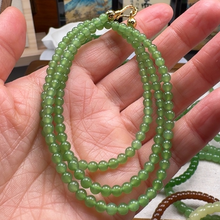 和田玉（碧玉）未镶嵌颈饰