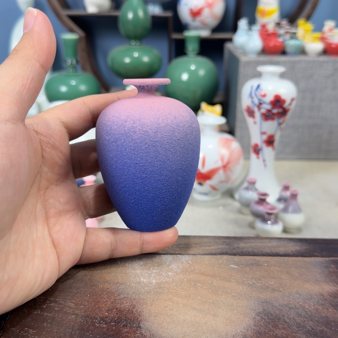 陶瓷手工小花器摆件