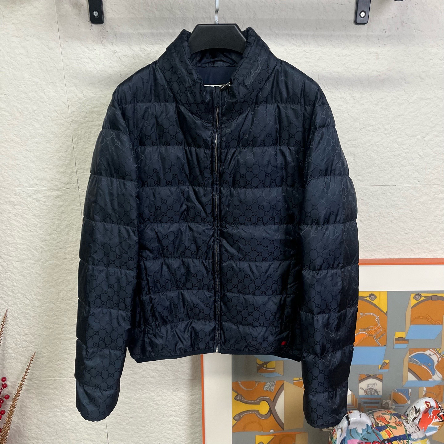 99新 GUCCI/古驰 满印羽绒服/50码/2511152
