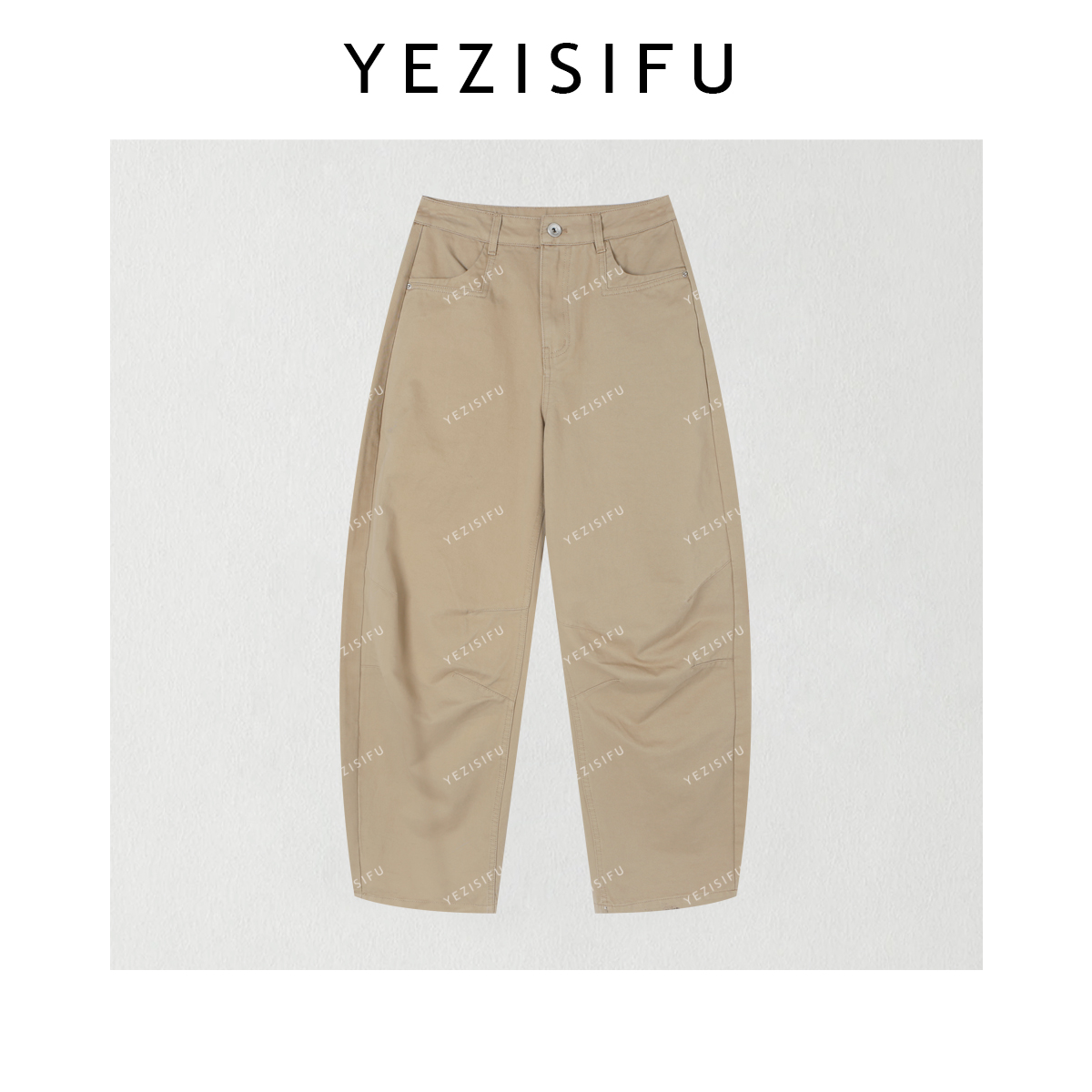 欧尼私服【大兜工装裤】2025早秋简约百搭阔腿休闲裤 2508C5258