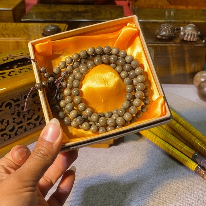 金丝楠金丝楠木阴沉木0.8手串